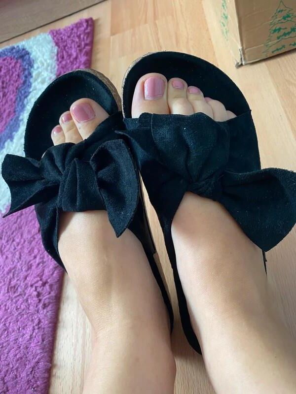 Feet with shoes for fap 
