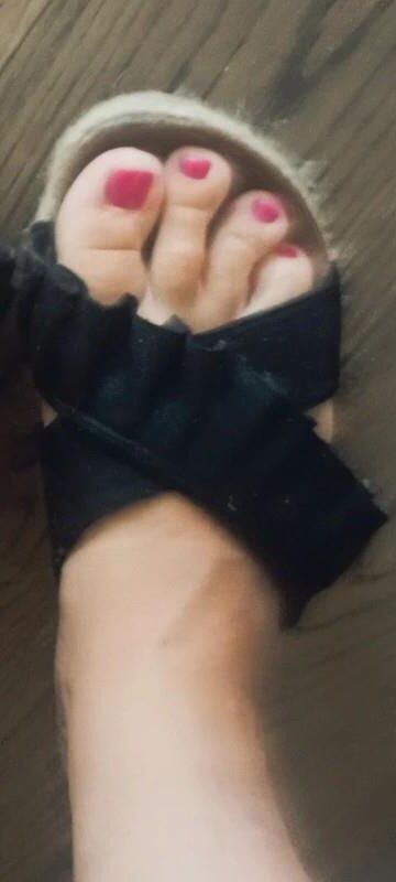 Feet with shoes for fap 