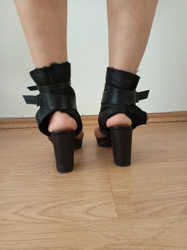 Feet with shoes for fap 
