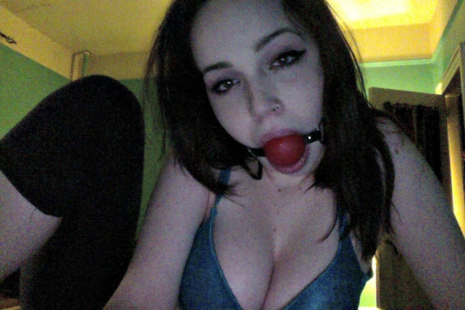 Brutally, perversely tied up in Leggings and Swimsuits 