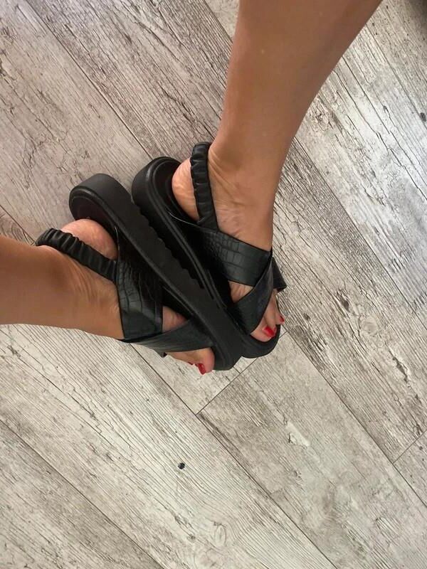 Feet with shoes for fap 