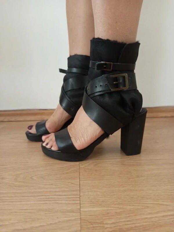 Feet with shoes for fap 