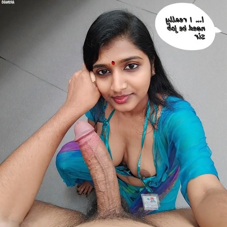 INDIAN DESI SLUT ON HER KNEES KEEPING HER JOB