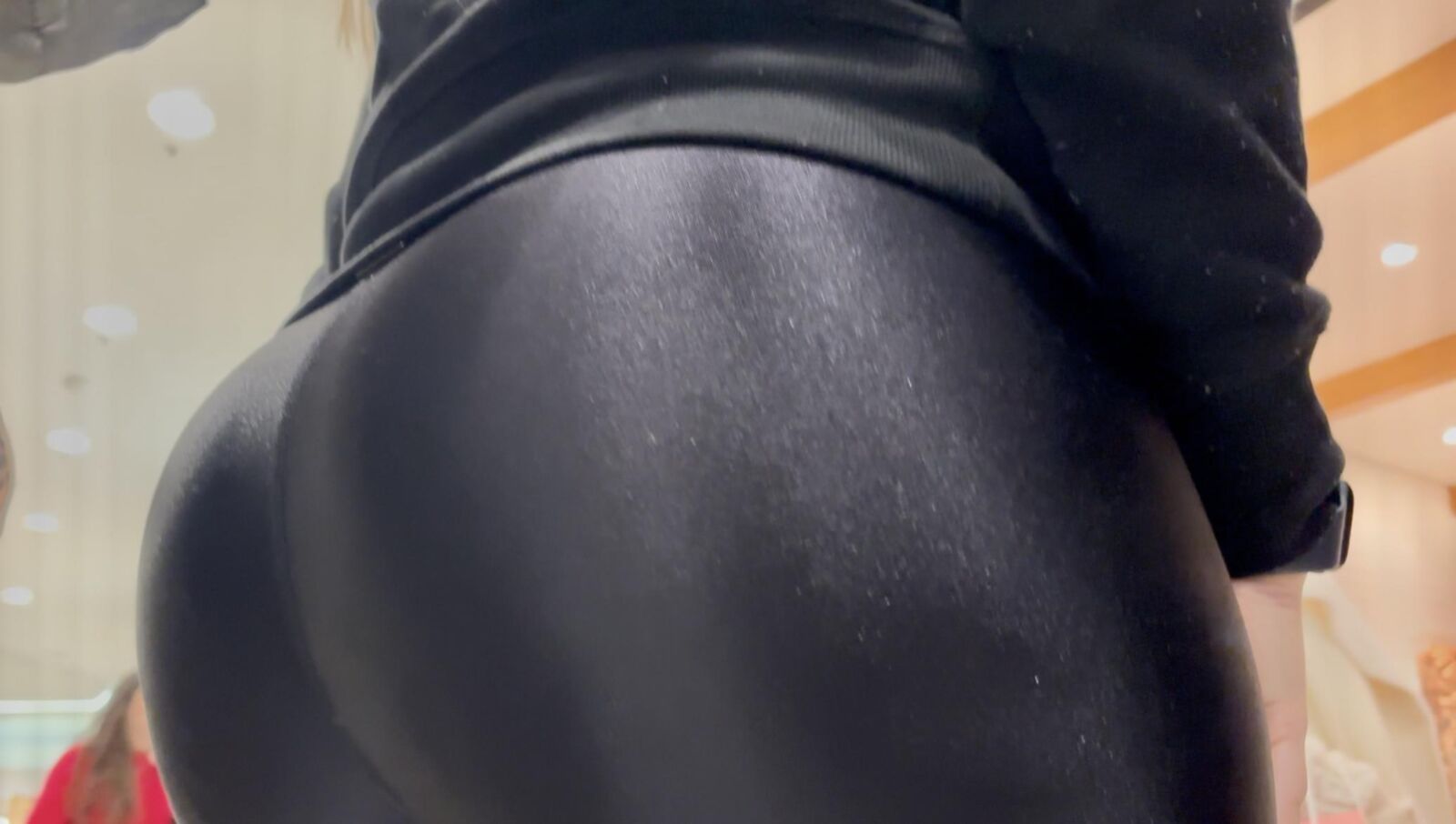 Frauen Glanz Leggings