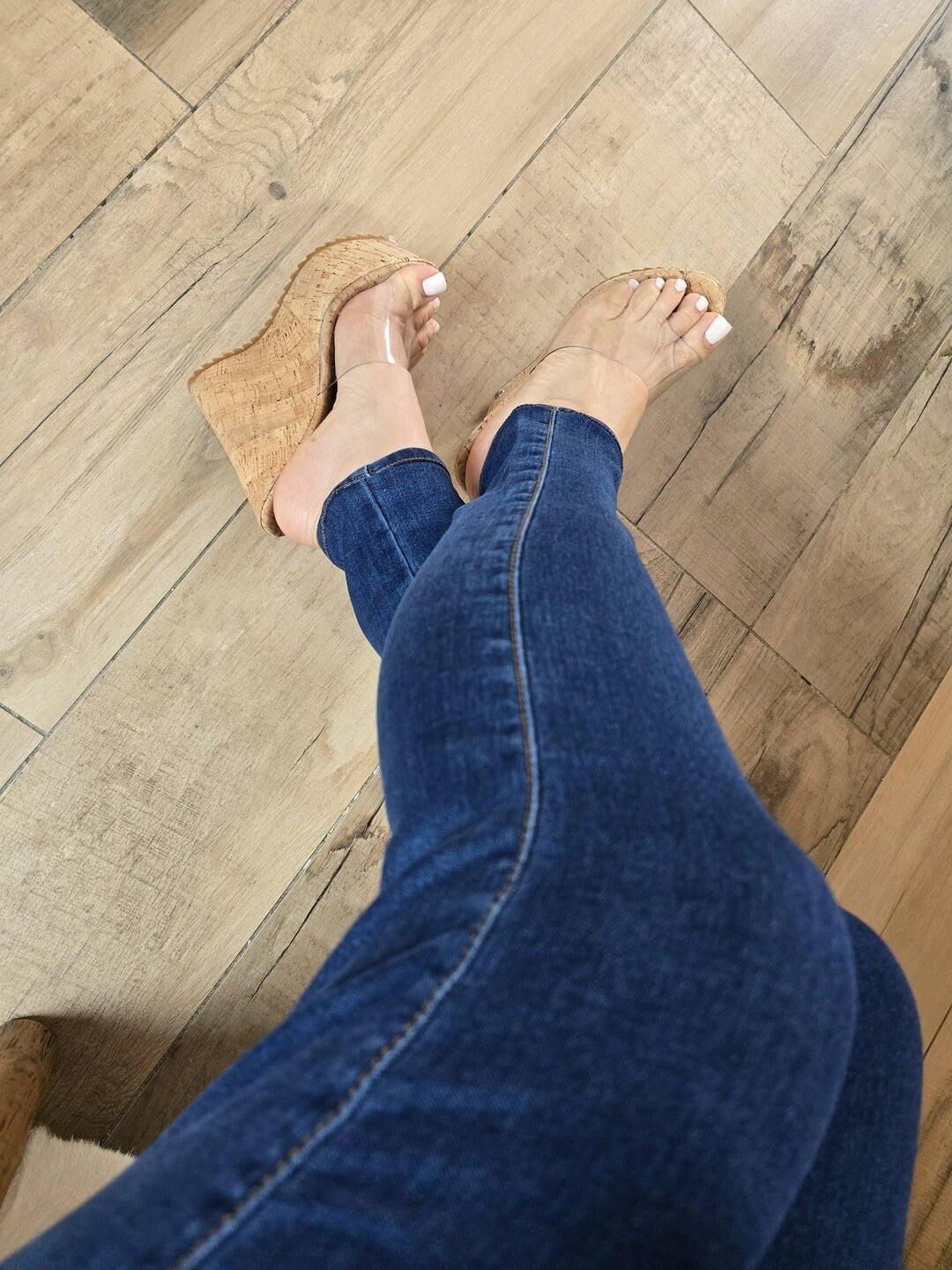 かかととセクシーな靴