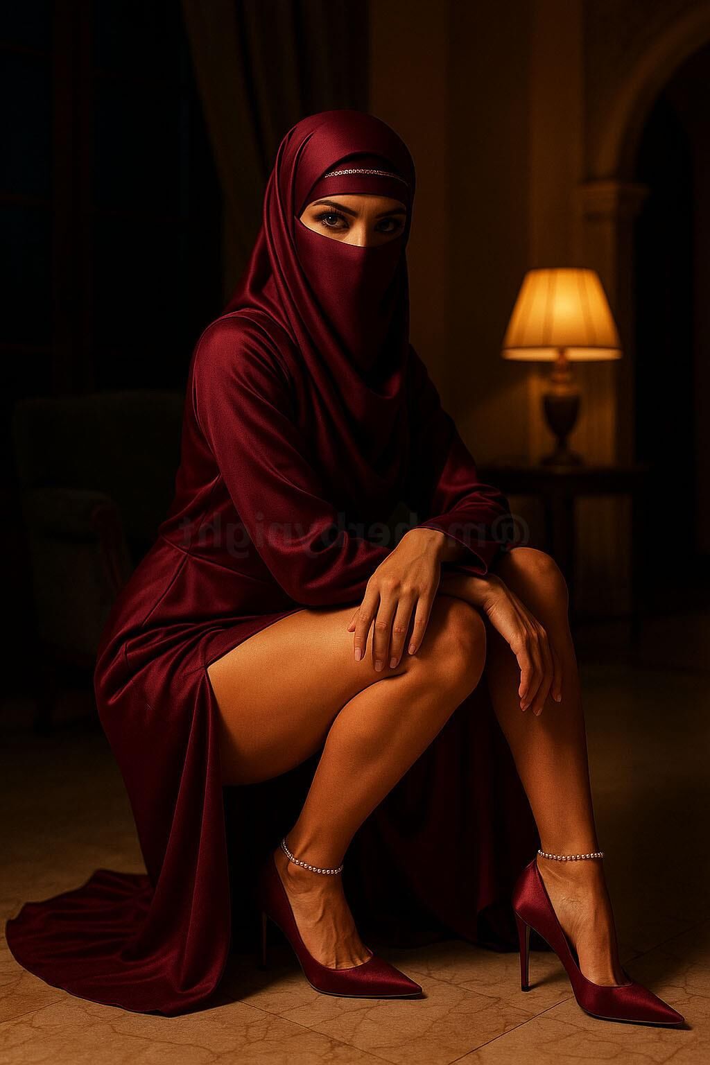 On your knees until I release you.