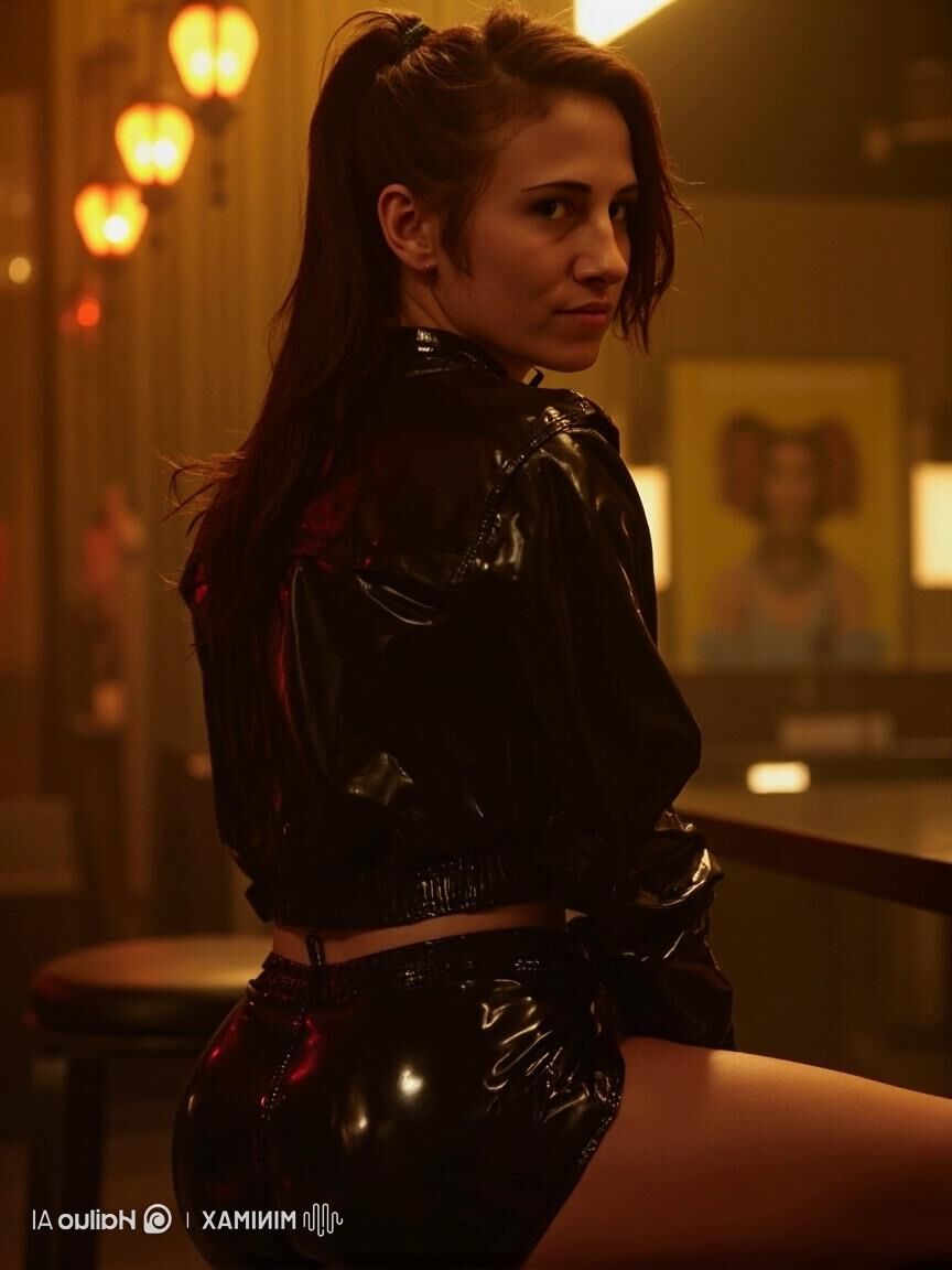 Hot AI fantasy girl " Sexy Leather Liz" 