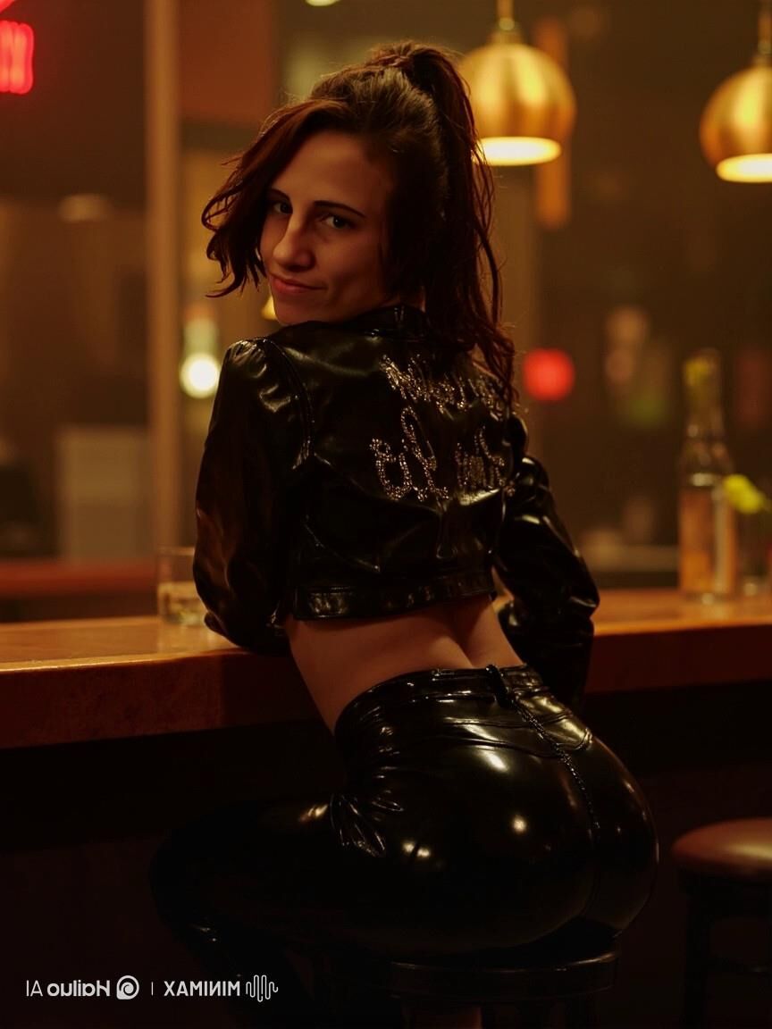 Hot AI fantasy girl " Sexy Leather Liz" 