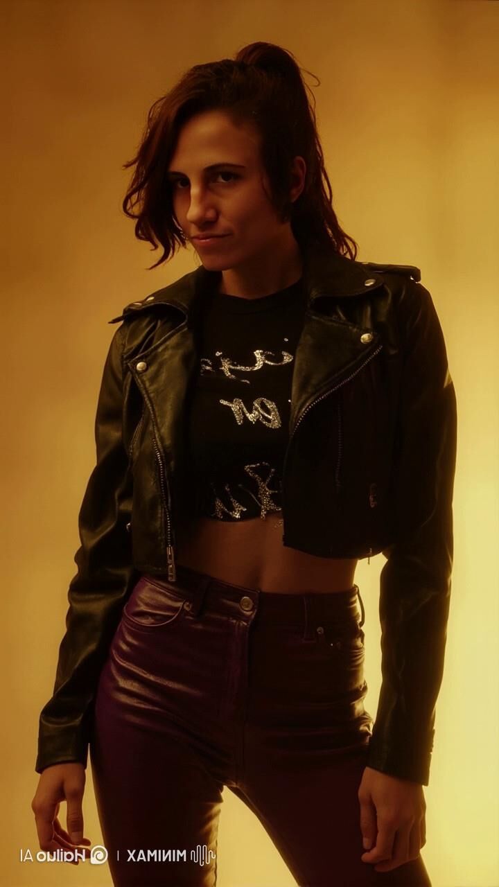 Hot AI fantasy girl " Sexy Leather Liz" 