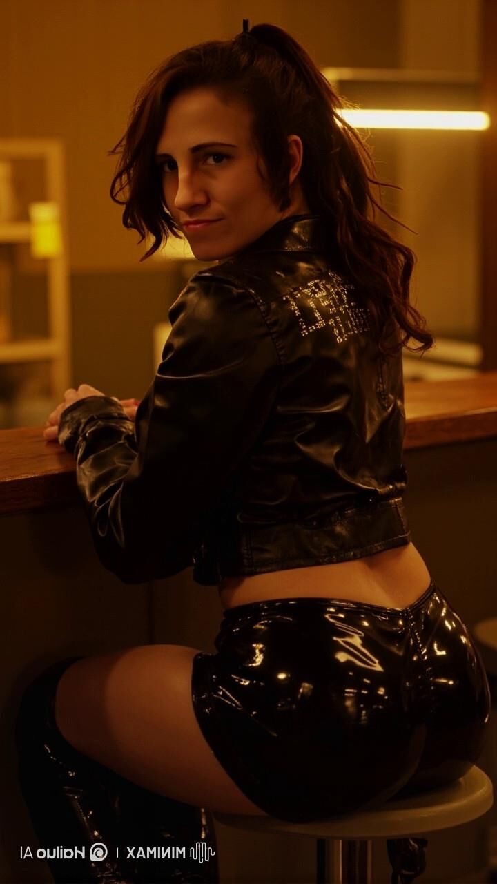 Hot AI fantasy girl " Sexy Leather Liz" 