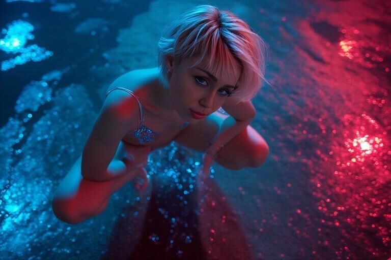 Parody Miley Cyrus Relieving Herself