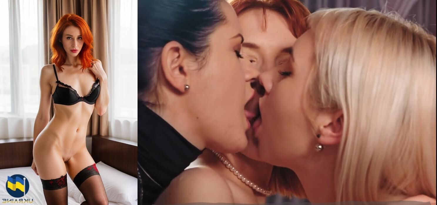 Ukrainian Anna Ivanchenko Fucked by Russian Lesbians