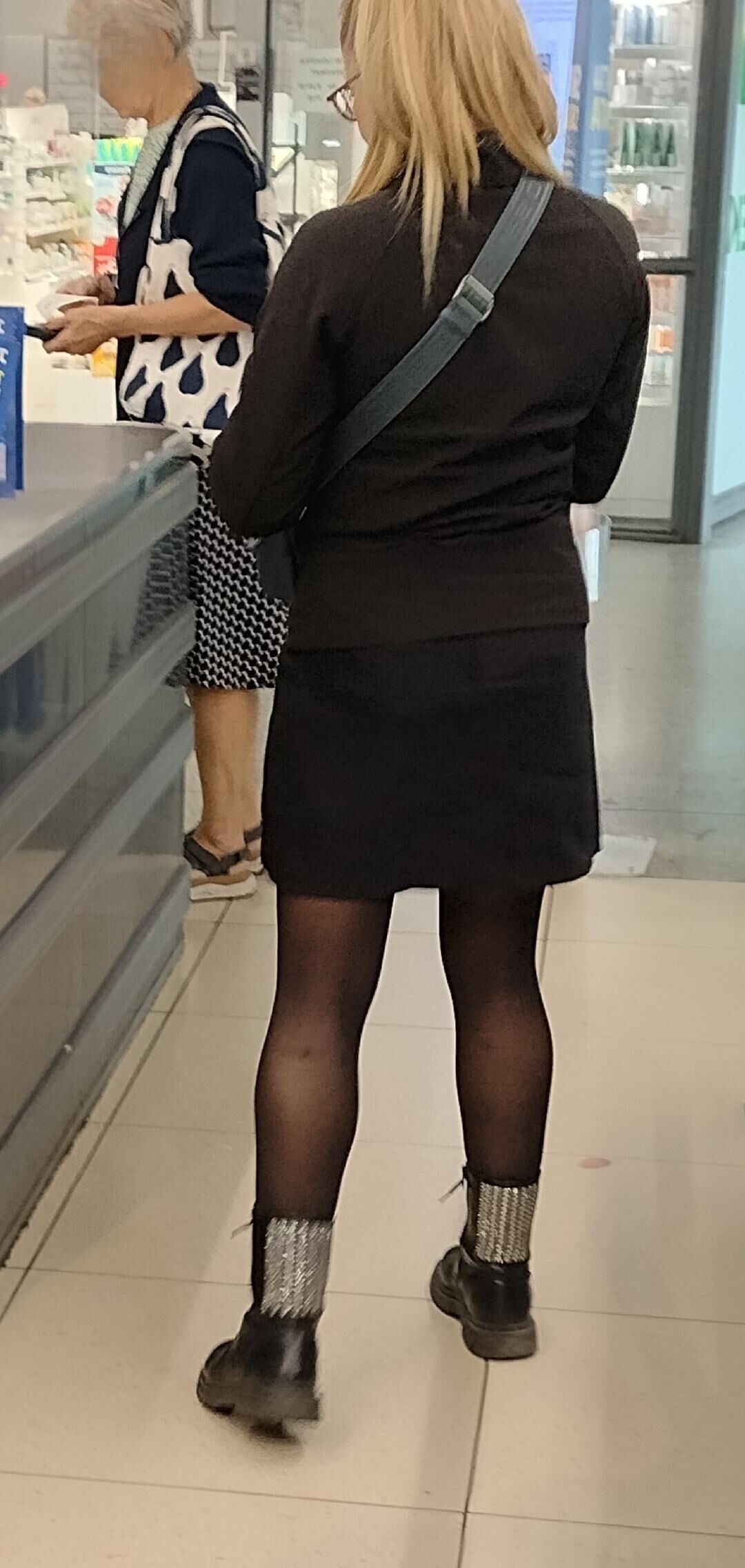 Black pantyhose sluts 