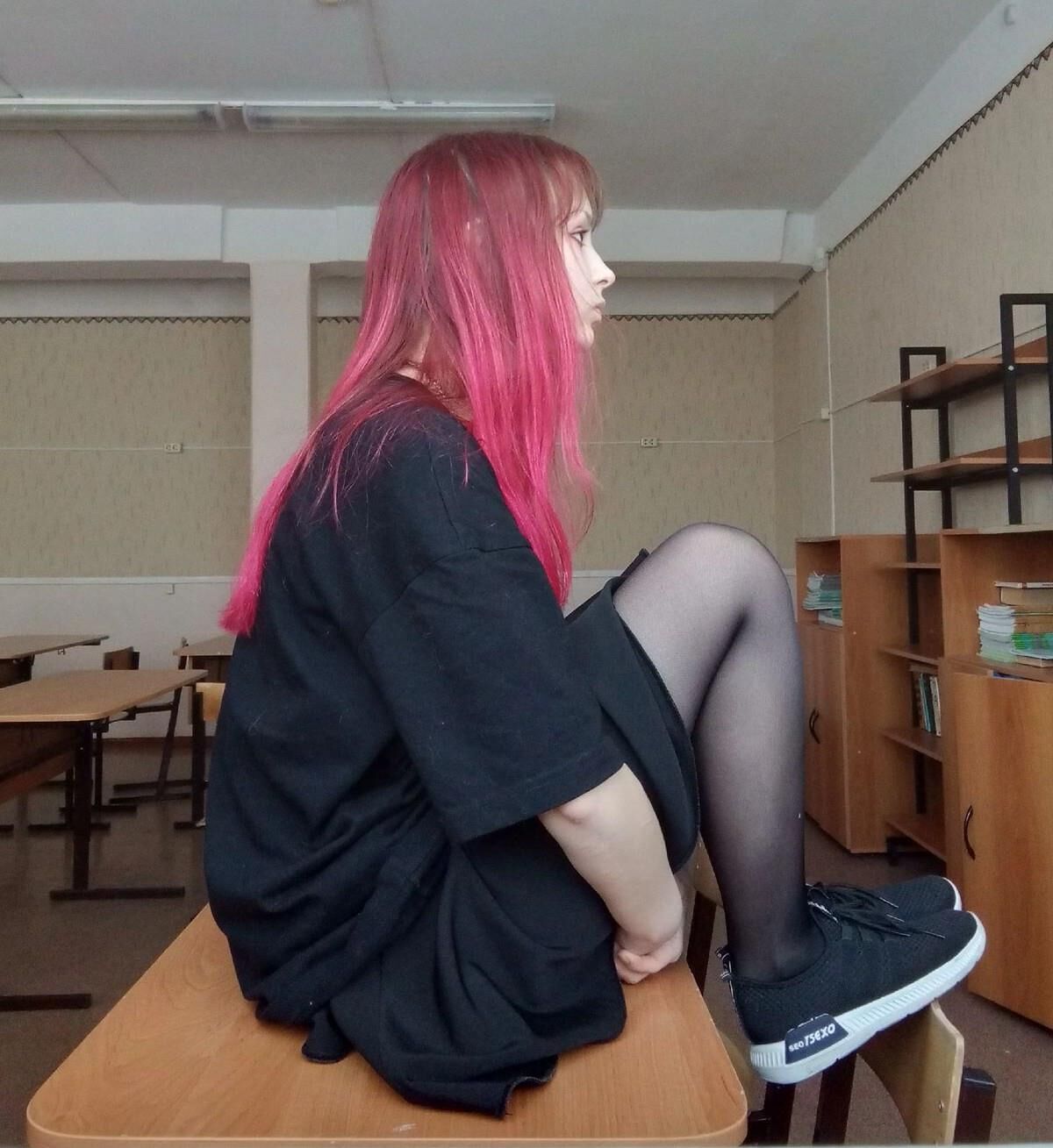 Black pantyhose sluts 